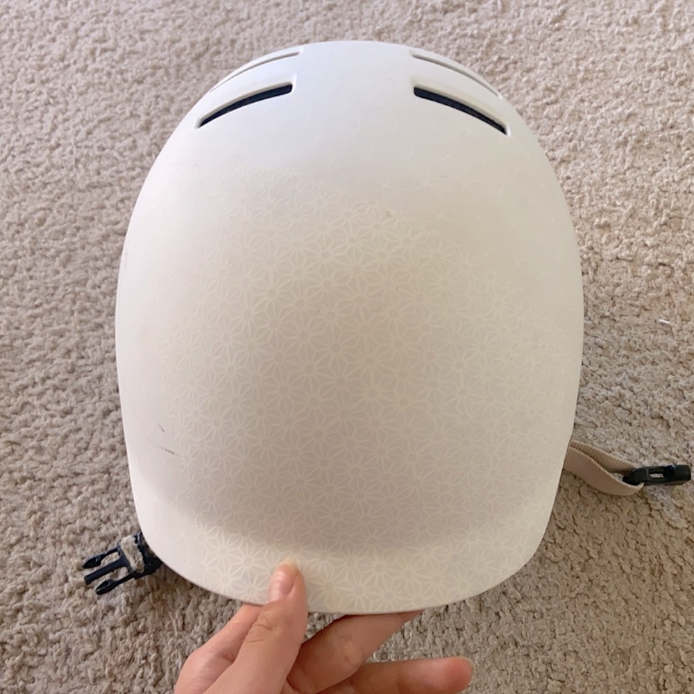 White Bicycle Helmet